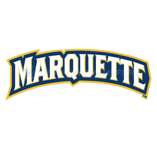 Marquette Golden Eagles Logo T-shirts Iron On Transfers N4970 - Click Image to Close